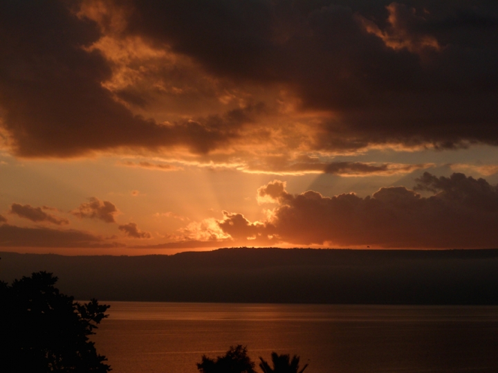 Dawn over the Sea of Galilee by Doug McRoberts